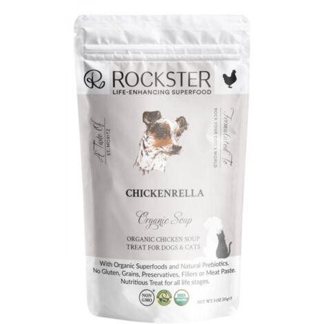 ROCKSTER-SUPPE  Bio-Suppe für Hunde und Katzen – Hühnersuppe 85 g