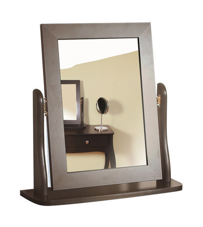 Rococo Mirror for Dressing Table // Black