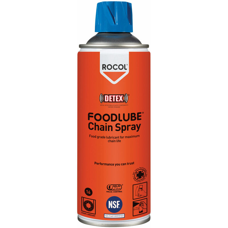 15610 FOODLUBE® Food Grade Chain Spray 400ml - Rocol