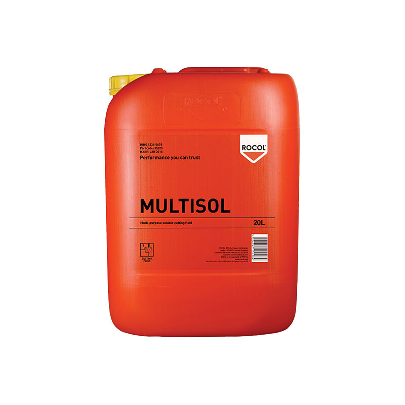 ROCOL 35223 MULTISOL Water Mix Cutting Fluid 20 litre ROC35223