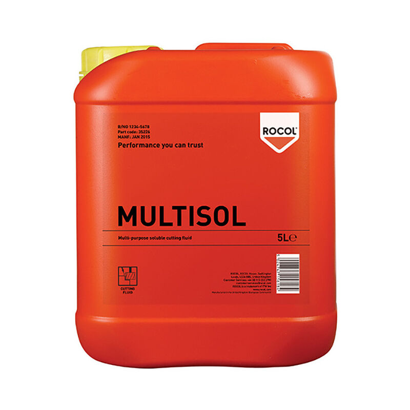 ROC35226 multisol Water Mix Cutting Fluid 5 litre - Rocol