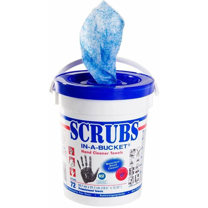 TBC - nsf scrubs Hand Wipes (Tub 72) - ROC42272