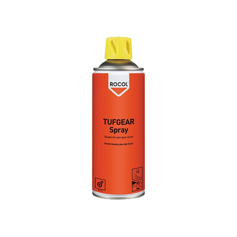 Rocol - 18105 tufgear Open Gear Lubricant Spray 400ml ROC18105