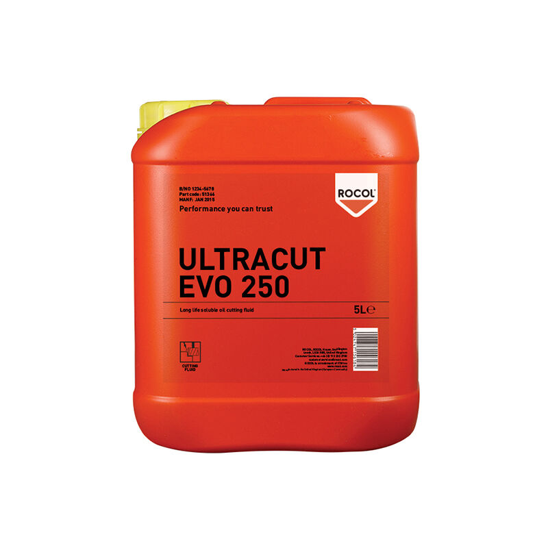 51366 ultracut evo 250 Cutting Fluid 5 litre ROC51366 - Rocol