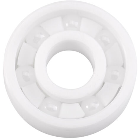 rodamiento de bolas en miniatura de cerámica ZrO2 608 de color blanco para juguetes con punta de dedo de 8 x 22 x 7 mm