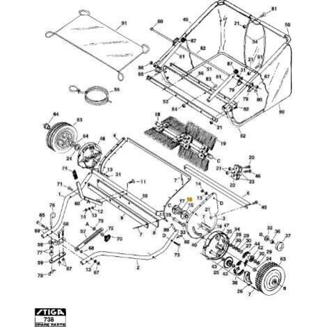 RODAMIENTO DE BOLAS ORIGINAL STIGA - 1319-2618-01