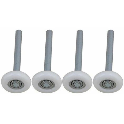 Rodamientos de bolas para puerta de garaje Cisea , impermeables, de nailon, con eje de 115 mm, paquete de 4