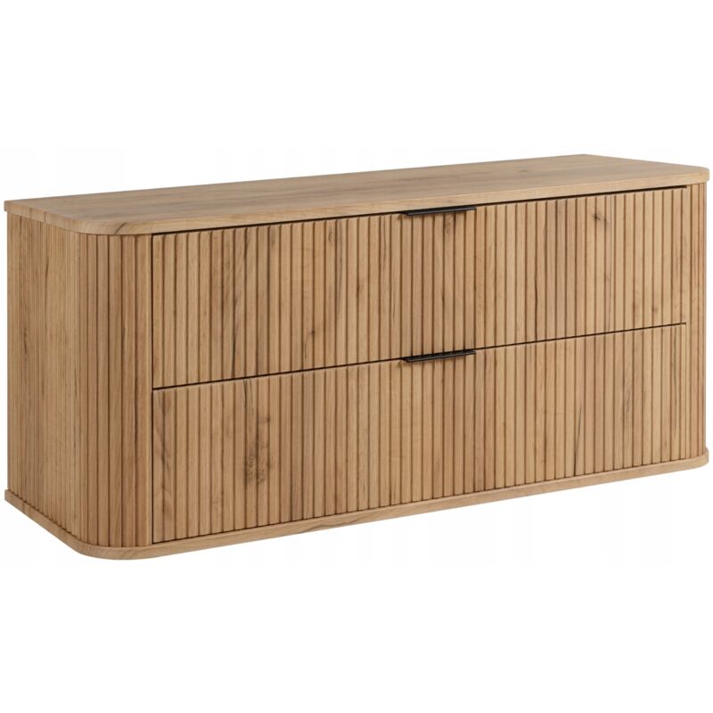 Armoires de salle de bains 120cm Marron mat - bois L/H/P 120/52/41cm ELEGANCE Meuble sous-vasque, meubles de salle de bains, meubles bas, lavabo