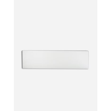 Rodapie Aluminio Blanco Recto 3m