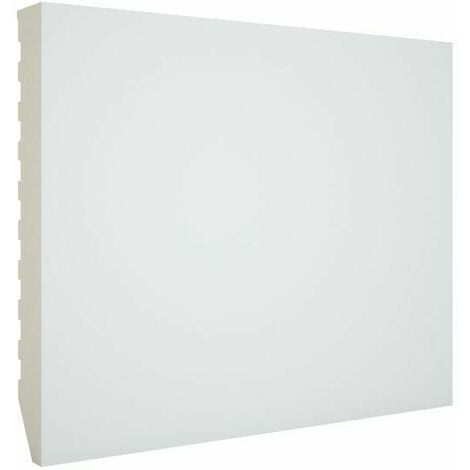 Rodapié / Zócalo lacado en blanco PVC 100% impermeable - Planeta Madera