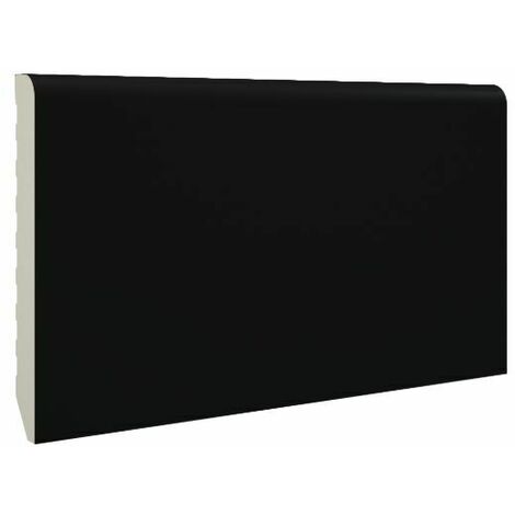 Rodapié - Zócalo de PVC Melamina en Negro de 70 x 10 - Cajas de 10 Tiras de 2,2 ml - 4,27 € por metro lineal - - Negro