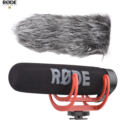 RODE VideoMic GO Microphone directionnel super cardioïde Microphone léger sur caméra avec pare-brise antichoc pour caméscope DSLR DV