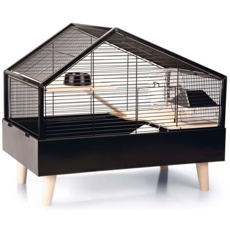 Rodent Cage Ayaz Black 58x38x46 cm Metal Beeztees