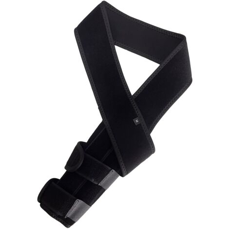 Rodillera ajustable para mascotas, color negro