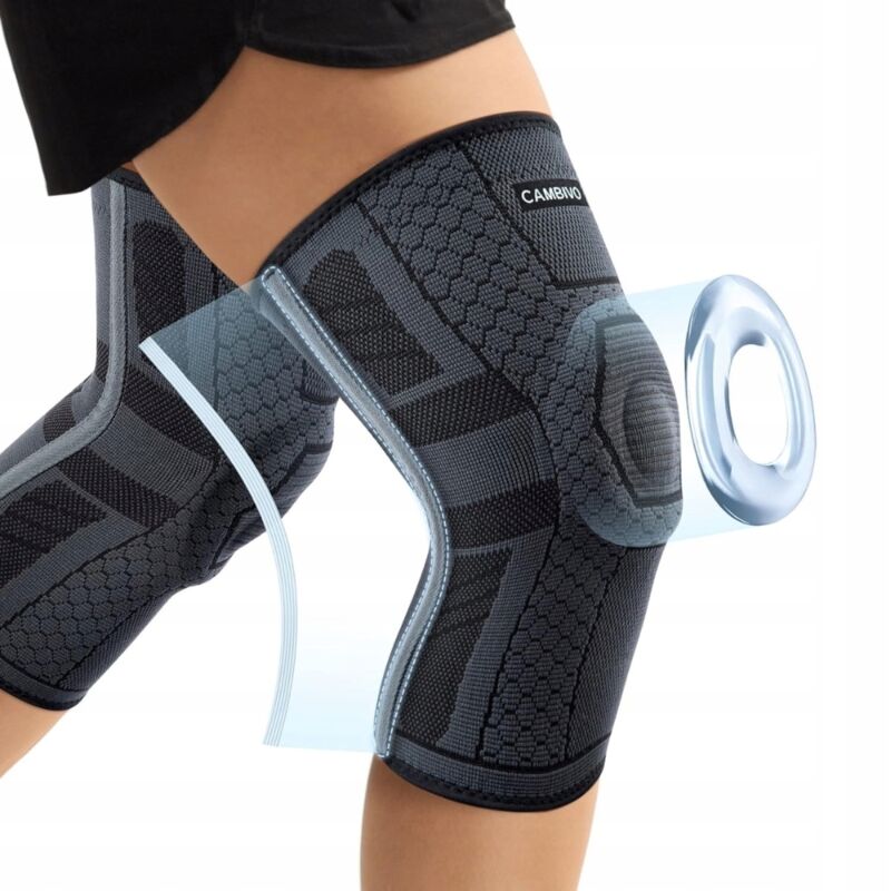 Rodillera CAMBIVO, vendaje deportivo, 2 piezas - Protección de rodilla