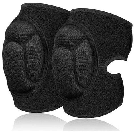 Rodilleras KZQ, 1 par de rodilleras de trabajo con acolchado de espuma, rodilleras deportivas para jardinería, jogging y trabajo (talla L)