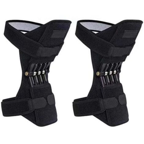 Rodilleras Spring Force: potente soporte para la articulación de la rodilla, antideslizantes y con rebote.