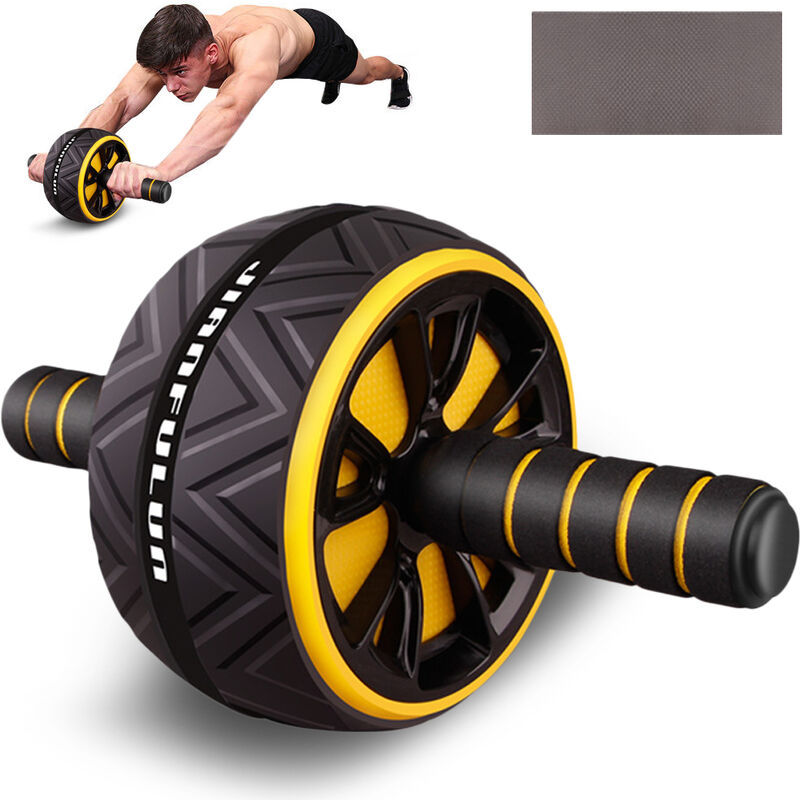 

Rodillo abdominal Rueda de ejercicio Fitness Equipment Silencio de ruedas para los brazos hacia atras vientre Forma Core Trainer cuerpo con la