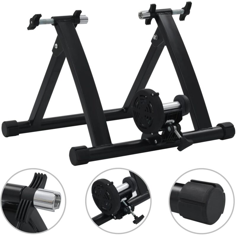 

Rodillo de entrenamiento de acero negro 26'-28' - Negro - Vidaxl