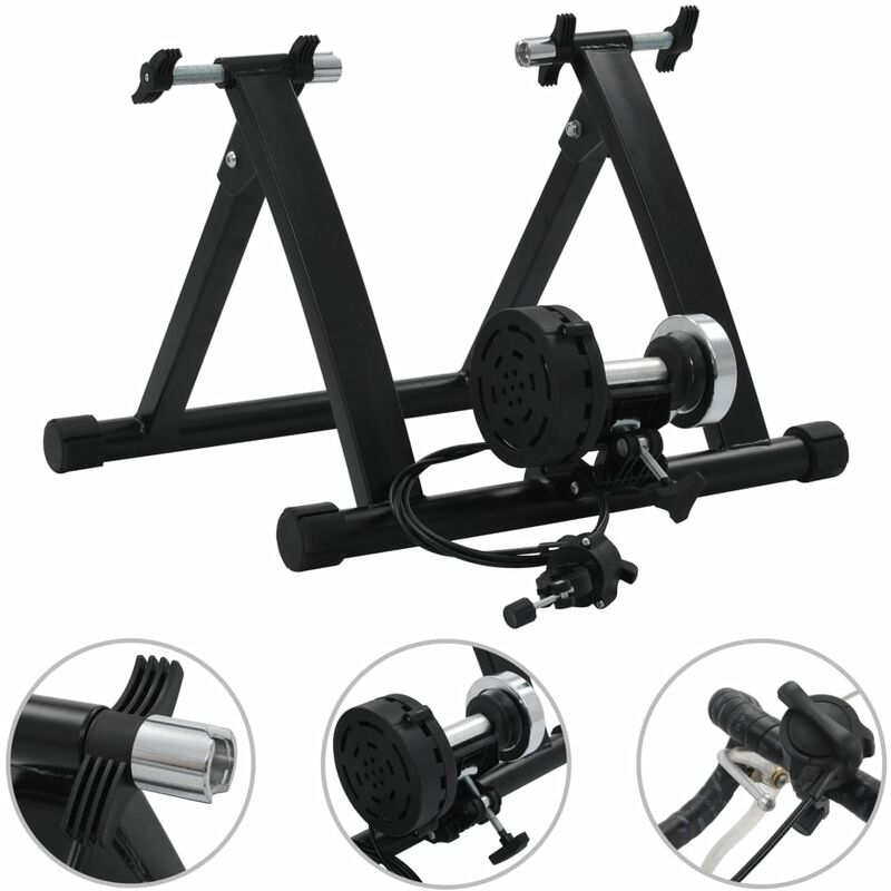 

Rodillo de entrenamiento de acero negro 26'-28' - Negro - Vidaxl