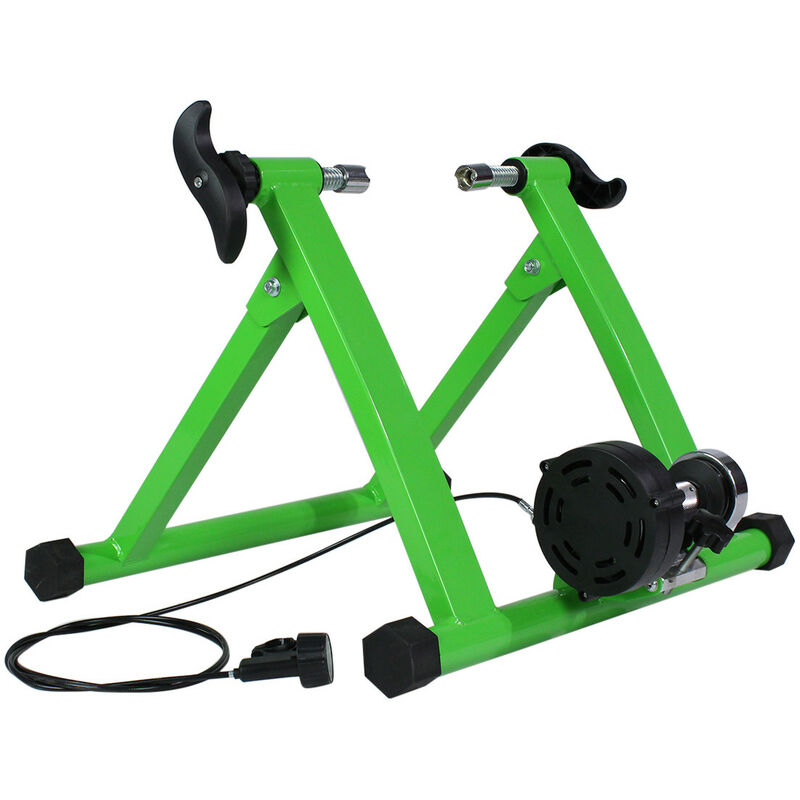 

Rodillo de entrenamiento en interior para bicicleta MT-01 Verde Con cable