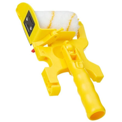 Rodillo de pintura con borde ajustable, kit de herramientas de pintura para brocha de mango, herramienta de extensión para cortar esquinas, pulverizador de brocha para techo, máquina táctil, mini band