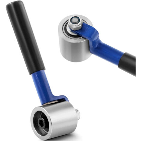 MSW Rodillo de presión - Acero - 21 cm - Mango de goma