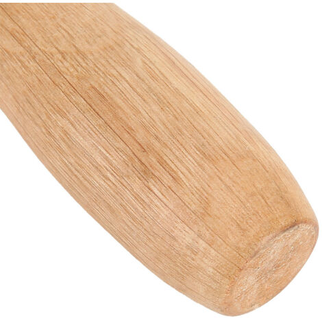 Rodillo de presión de PTFE de 28 mm / 1,1 pulgadas, de accionamiento manual con mango de madera, rodamiento bidireccional, resistente a altas temperaturas (280 °C), para soldar PVC y membranas.