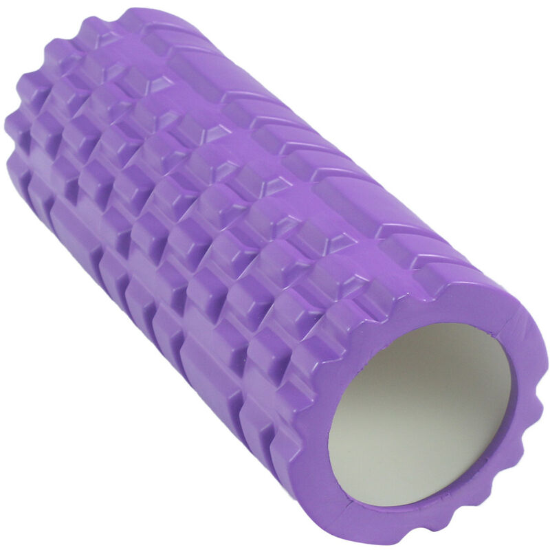 

Rodillo Multifunción de Recuperación de Yoga y Pilates | Rodillo Fitness de Espuma para Masaje Muscular | FOAM ROLLER MORADO