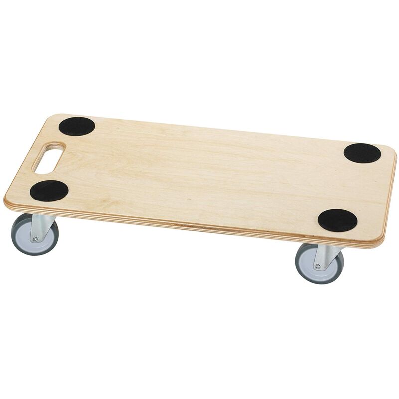 Dörner+helmer - Rodillo de transporte Stabil-Soft (capacidad de carga: 200 kg, ruedas de goma, para alfombras, baldosas y parquet) 290698