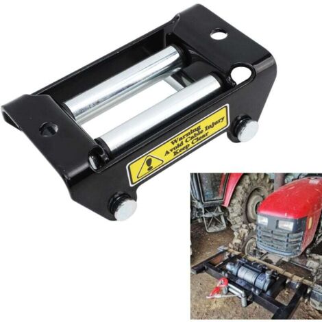 Rodillo guía para cabrestante, guía de rodillo para cabrestante ATV, soporte de cabrestante de repuesto manual de cabrestantes duraderos de acero de 2000 lb