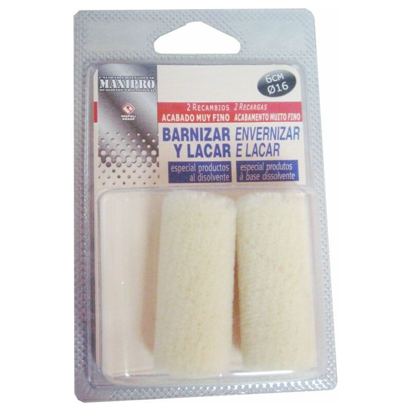 

Rodillo Pintura 2 Pz 06 Cm Recambio - Rulo Pluma