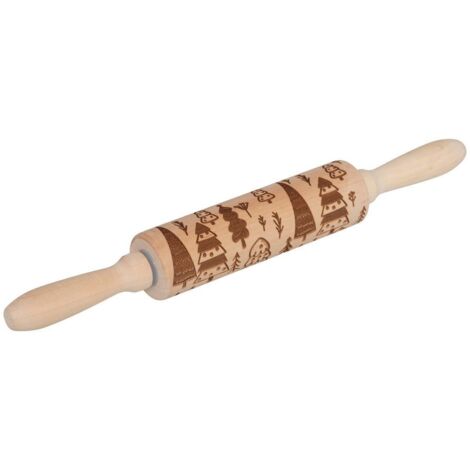Rodillo navideño de madera l35,5cm - 5five