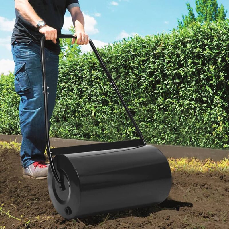 

Rodillo para césped negro 57 cm 43 L