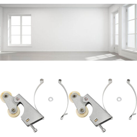 Rodillo para puerta de cocina, impermeable, núcleo de cobre, acero inoxidable, rodillos para puertas correderas de armario, muebles de vestidor, baño, cóncavo.