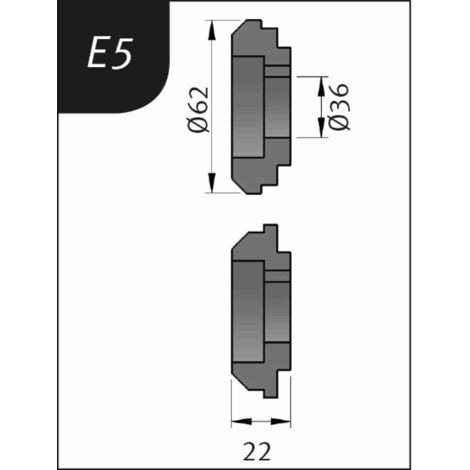 Rodillo para SBM140-12, tipo E5 Metallkraft 3880135