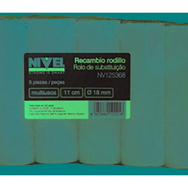 

Rodillo pintura recambio mini multiusos poro 0 11 cm espuma nv125368 - Nivel