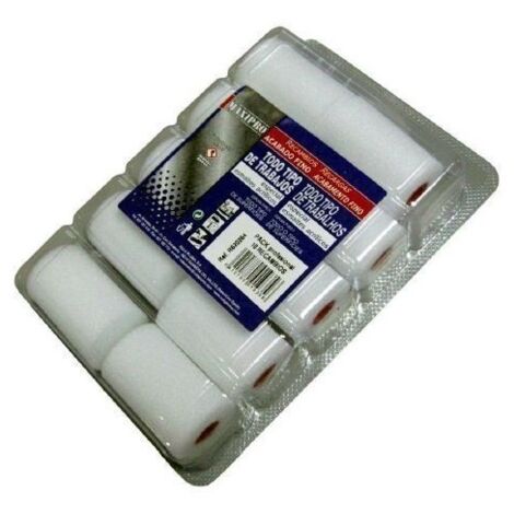 Rodillo Pintura Rodillo Mini 10 Pz 05 Cm Bl P/Rec. Poro 0 Rulo Pluma