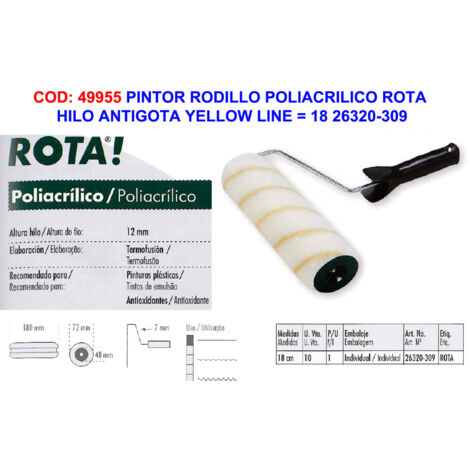 RODILLO ROTA ANTIGOTA BRICO 22