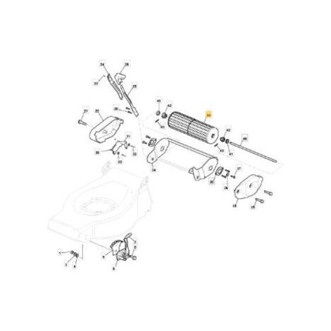 RODILLO TD/CA/M 48 TR ORIGINAL STIGA - 381007401/0