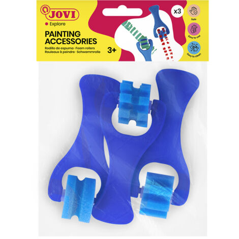 Rodillos de esponja JOVI - 3 patrones, efectos de textura