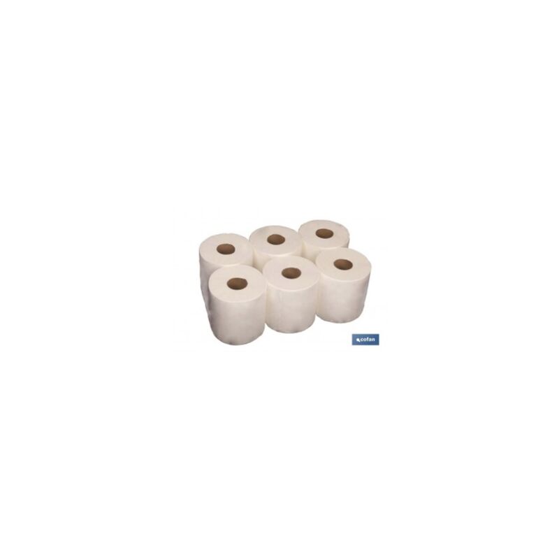 

Papel secamanos reciclado azul 90mts 6rollos