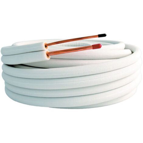 Rodrigas – Liaison frigorifique 1/4 1/2 couronne 20 mètres – Mousse anti-UV haute densité – Norme NF pour installations réfrigération