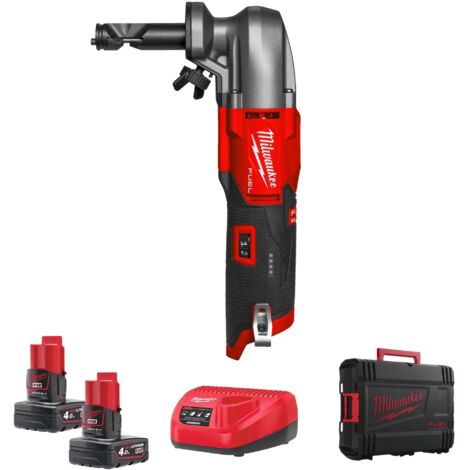 Roedora subcompacta M12 FUEL™, velocidad variable, auto arranque, 1.400-2.200cpm, cap. máx. en acero 1,6mm, cap. máx. en acero i
