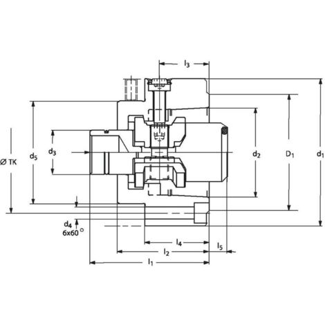 Röhm Anbauflansch mit Einbauspannsatz HSK-C, Nenngröße 63 - 820805
