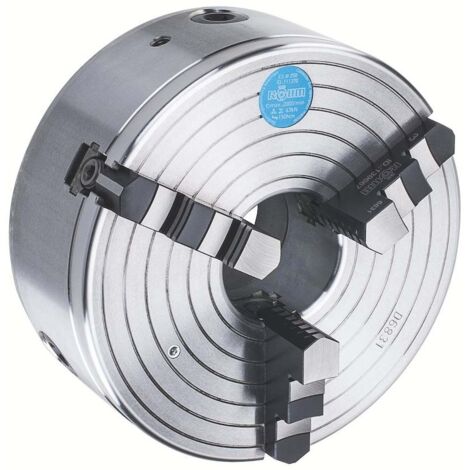 Röhm ES 400, 3 mors, DIN 6351, forme A, corps acier - 111380