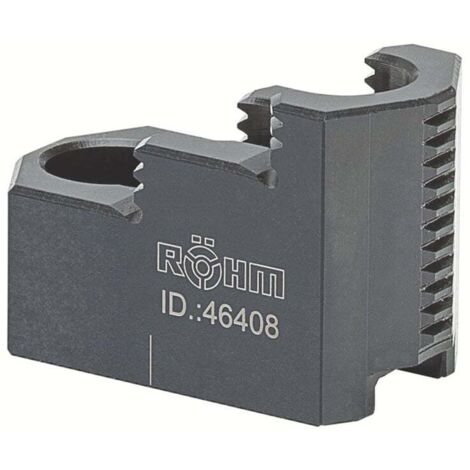 Röhm Mâchoires réversibles taille 250/315, jeu de 2 mâchoires, denture pointue 90° - 046435