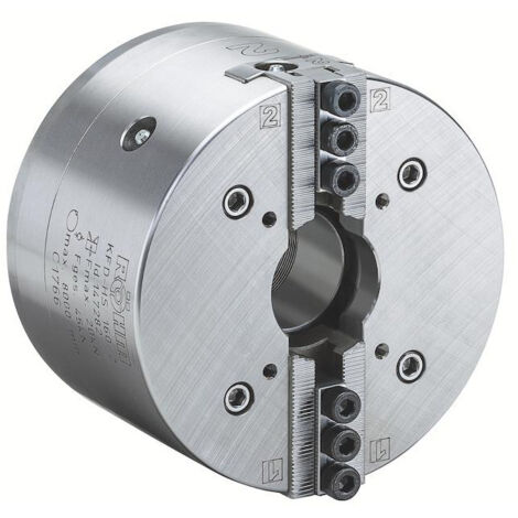 Röhm mandrin à serrage forcé KFD-HS 250, 2 mors, denture pointue 90°, logement de centrage cylindrique 220 - 148036