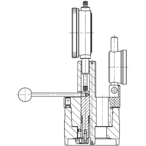 Röhm Messvorrichtung zur Messung der Einbaukontur (Spannschräge) an Spindeln für automatische HSK-Spannsätze (160) - 1233616
