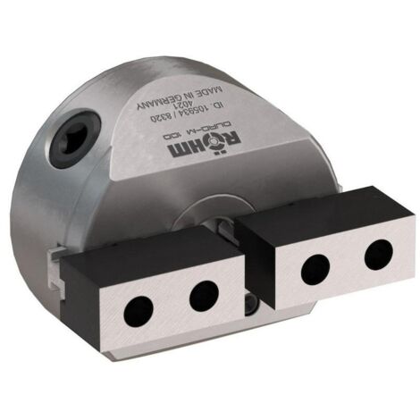 Röhm Planspiralfutter Duro-M 125/2 Zylindrische Aufnahme (DIN 6350 Form A) Grundbacken und ungestufte Aufsatzbacken - 185588